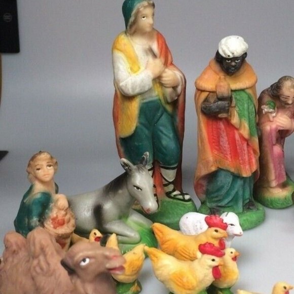 Nativity Scene Christmas display Mary baby Bartolini Hijo Taller - Picture 8 of 13